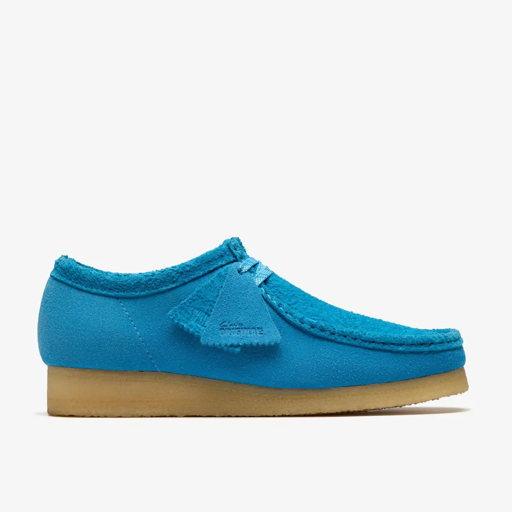 Mens Wallabee Pacific Blue Wallabees online