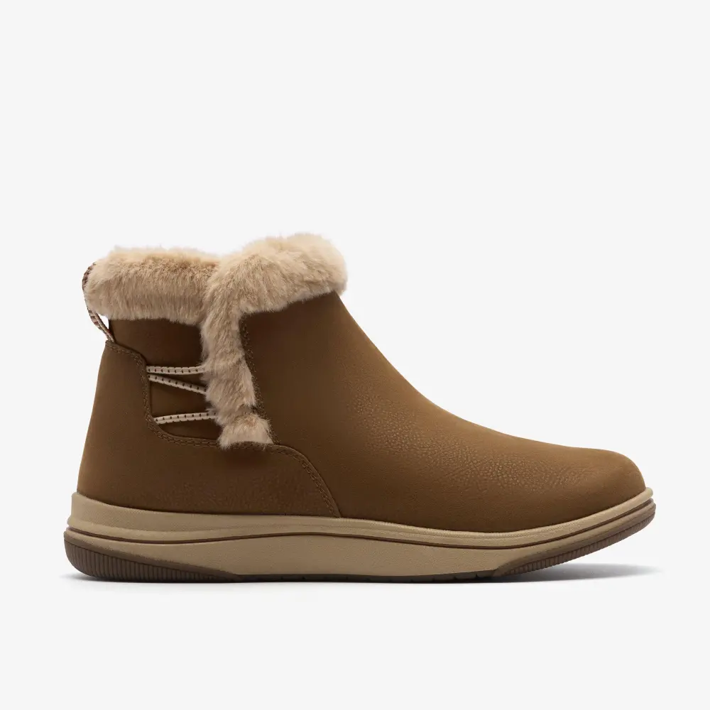 Womens Breeze Fur Dark Tan Ankle Boots online