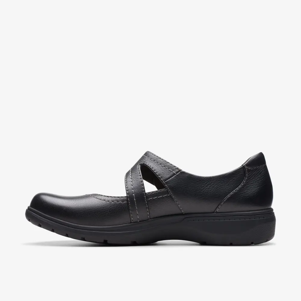Womens Carleigh Jane Black Leather Mary Jane Shoes online