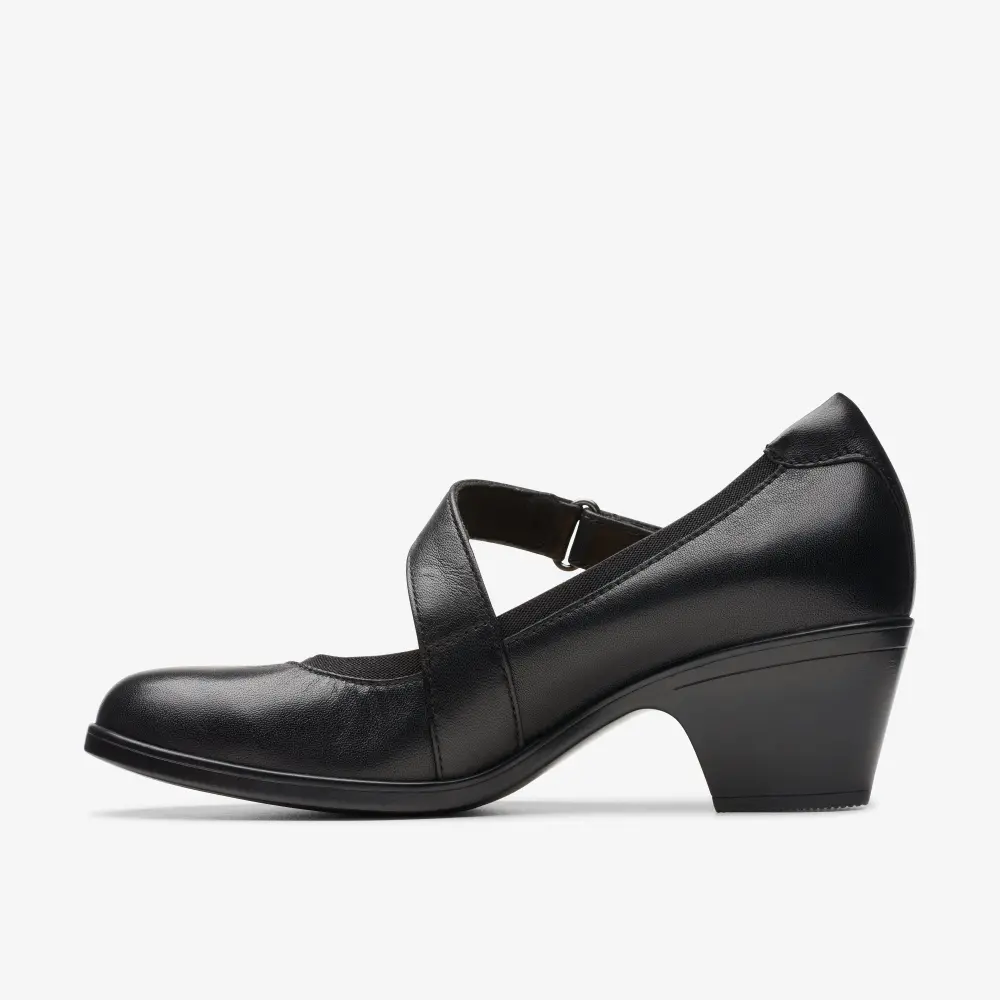 Women’s Emily 2 Mabel Black Leather Mary Jane Shoes online