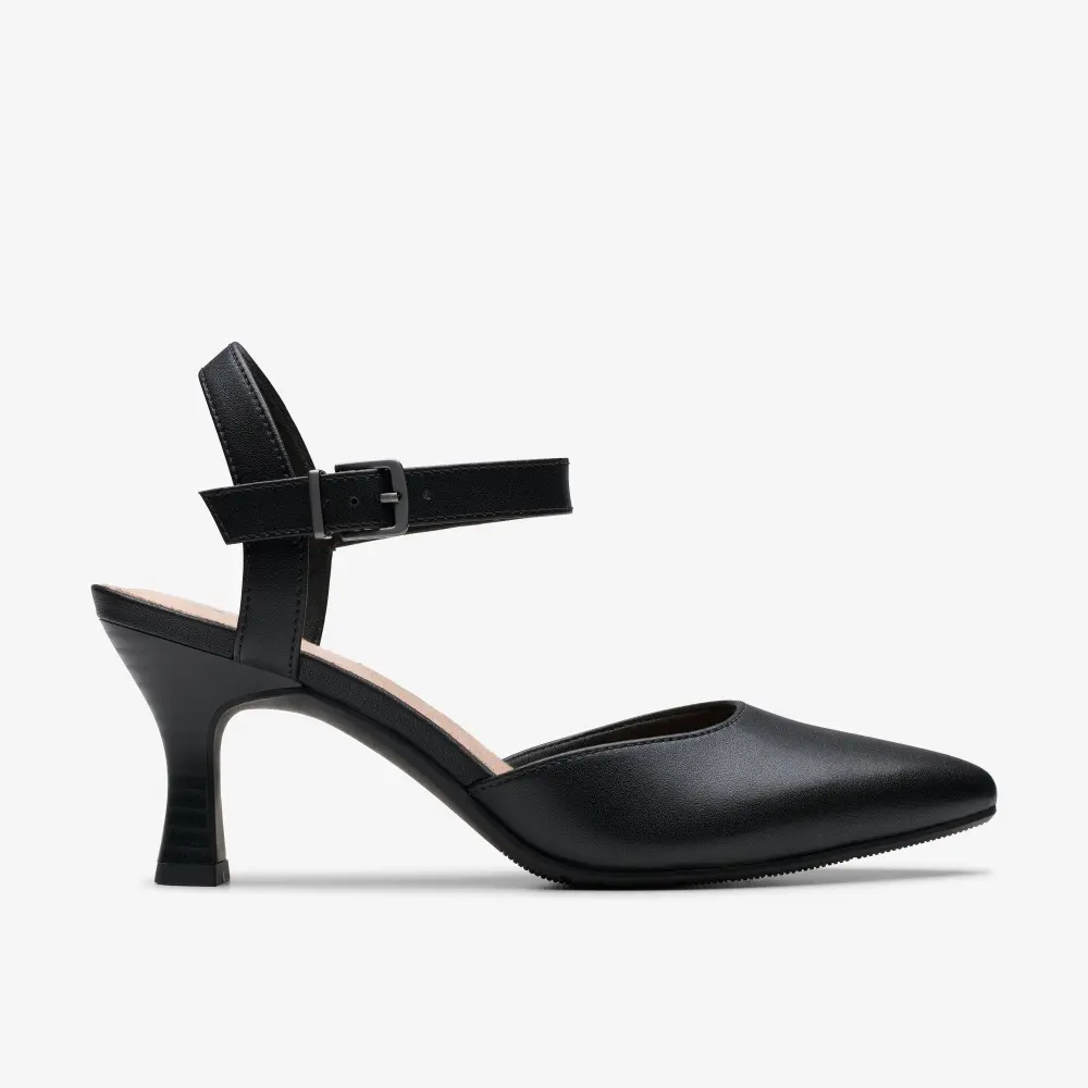 Women’s Kataleyna Cora Black Leather Heels online