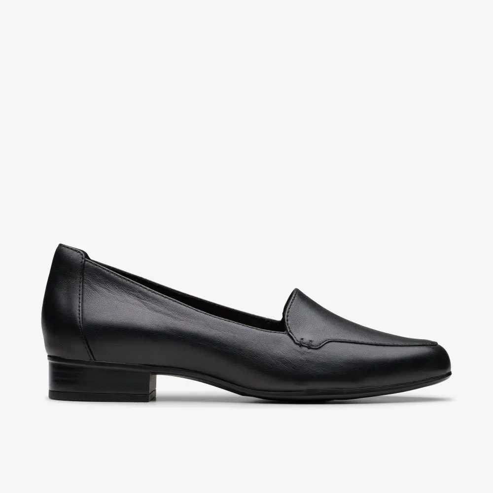 Womens Krystine Lily Black Leather Slip-Ons online