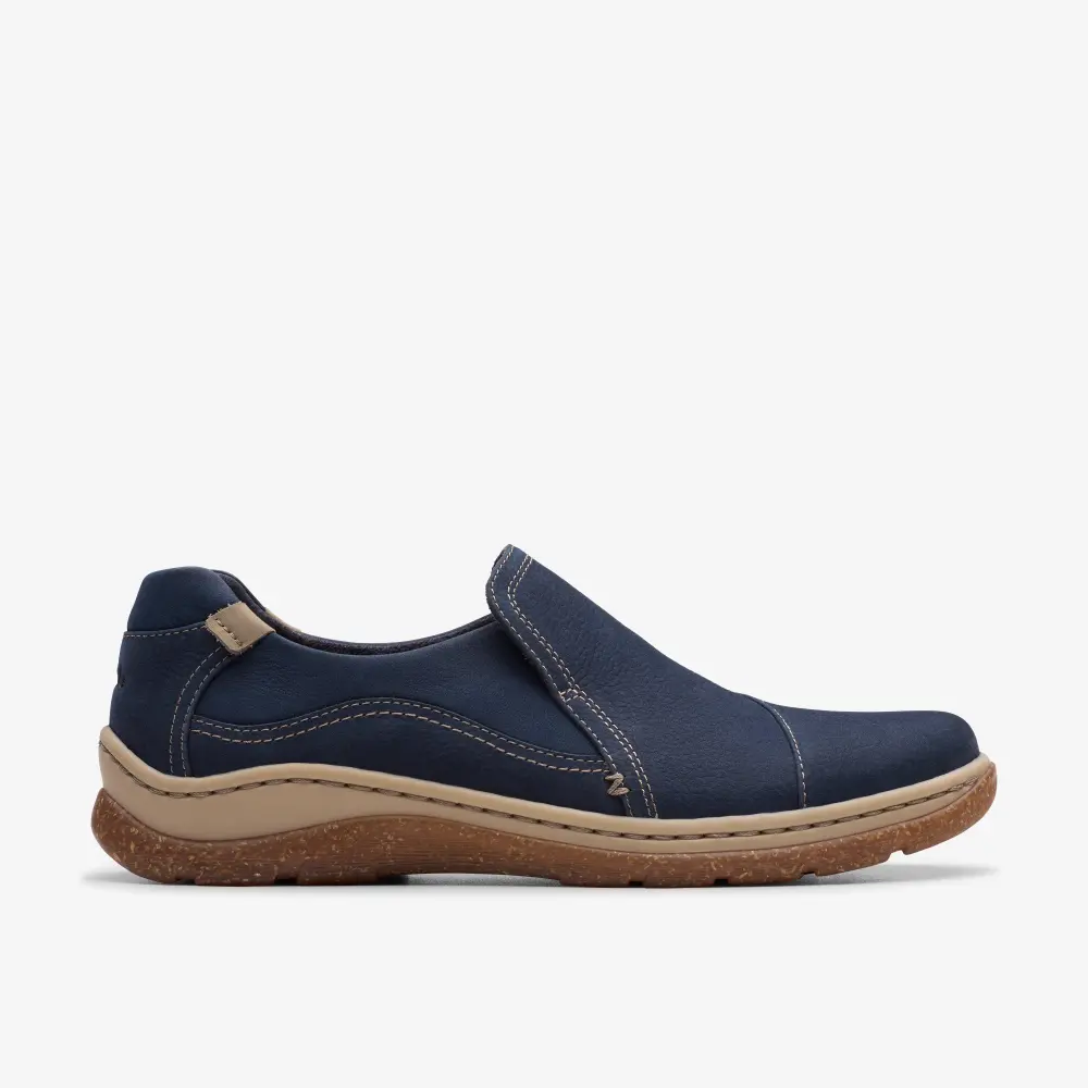 Womens Orlene Slip Navy Nubuck Slip-Ons online