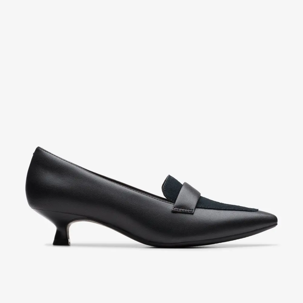 Womens Scarlyt Mabel Black Leather Loafers online