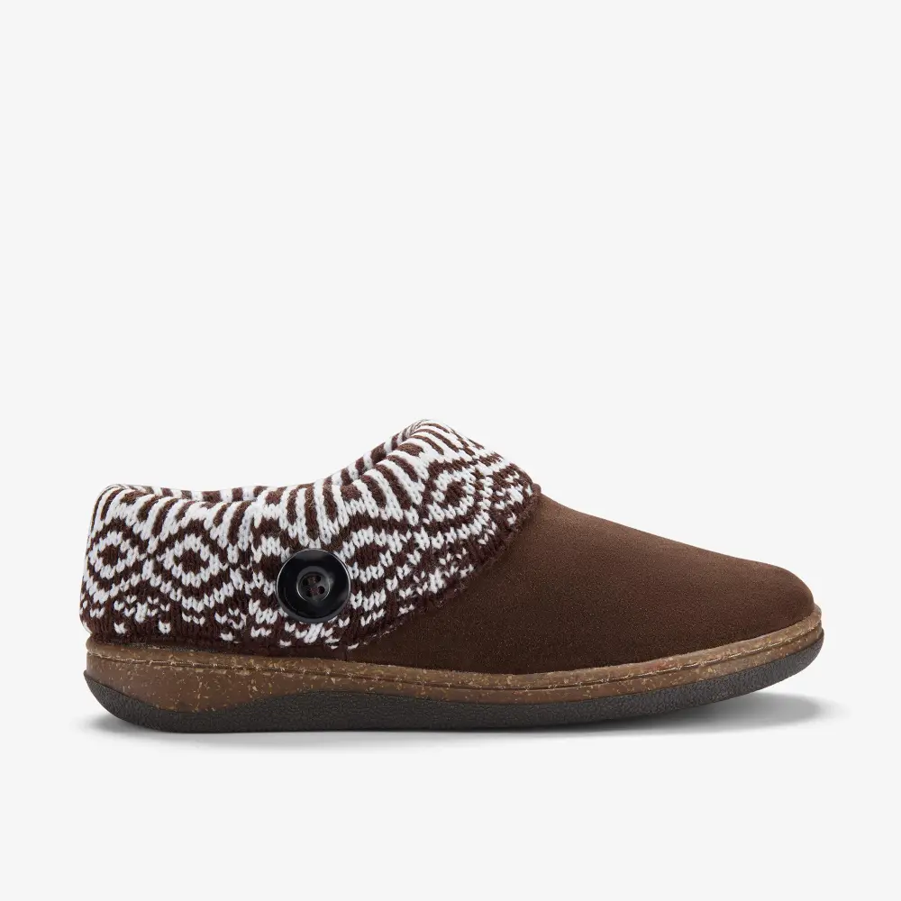 Womens Willowdean Sweater Dark Brown Slippers online